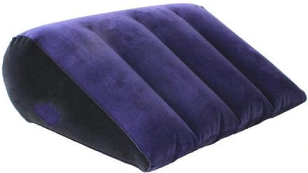 Opblaasbaar multifunctioneel kussen - blauw