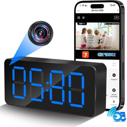 CRLYN® Verborgen Camera - Spy Camera - Spionage - Zwart