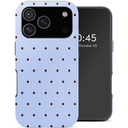 Selencia Hoesje - Geschikt voor Apple iPhone 18 Pro Max / 17 Pro Max - Backcover - Happy Dots Digital Sky