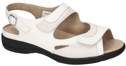 Solidus -Dames - wit - sandalen - maat 38.5