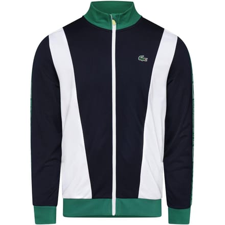 Lacoste Heren Track Jacket met logo (Marine, Wit, Groen)