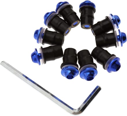 Motorfiets Windscherm Bevestigingsschroef Set - Blauw, Duurzaam, Universeel en Compatibel met Diverse Modellen
