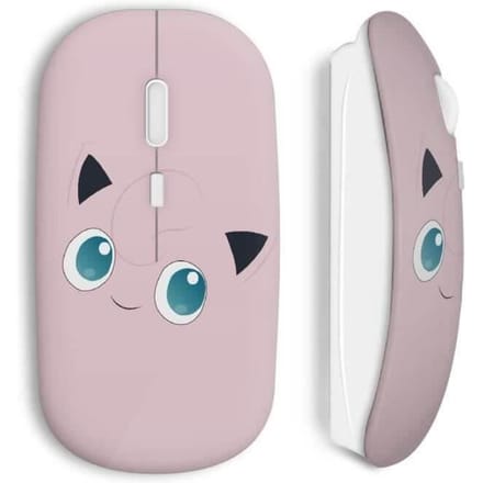 Souris Sans Fil - MANIACASE - Rondoudou - Rose - USB wifi - Compatible Mac et PC
