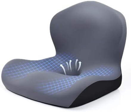Ergonomisch zitkussen met rugsteun voor langdurig comfort