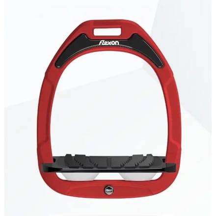 Verstelbare stijgbeugels Grip Rood/Zwart/Wit Flex-On Green Composite