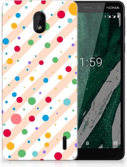 TPU Hoesje voor Nokia 1 Plus TPU bumper Dots