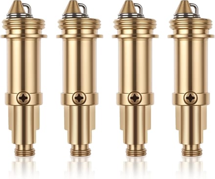 4 Stuks Pop-Up Klikplug Schroeven voor Badkamer Wastafel & Bad - Universele Afvoerstop Vervanging