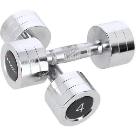 HMS Chroom Dumbbell Set - 2 x 4 kg