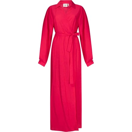 Another Label Georgia Dress Long Sleeve Raspberry Taglia: S | Maxi abiti Outlet | Donna | Rosa