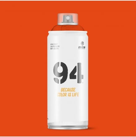 MTN94 Mars Orange spuitverf - 400ml lage druk en matte afwerking