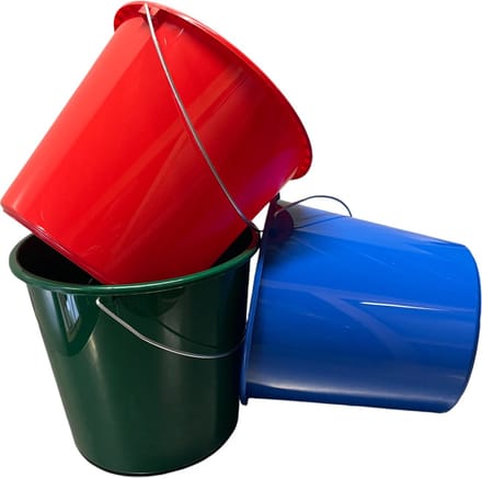 HL Huishoudemmer Emmer Emmers - 10 Liter - 3 kleuren.
