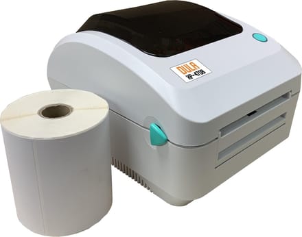 DULA LabelOne 221 - Desktop A6 Labelprinter - USB - LAN + 1 Rol (300) verzendetiketten