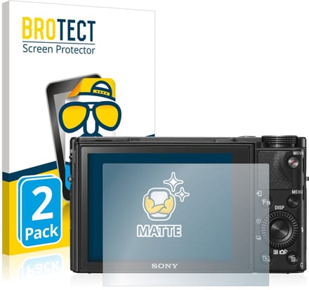 BROTECT - Screenprotector voor Sony Cyber-Shot DSC-RX100 VI - Folie Beschermfolie matte 2 Stuks