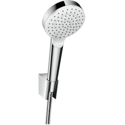 hansgrohe Crometta badset 1jet EcoSmart 8 l/min met doucheslang 125 cm wit/chroom