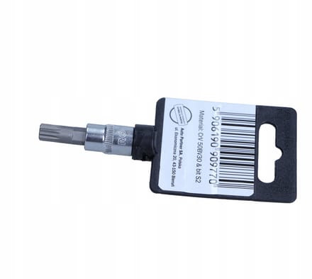 ROOKS 1/4" SPLINE M8 Dopslagsleutel CrV50BV30/S2