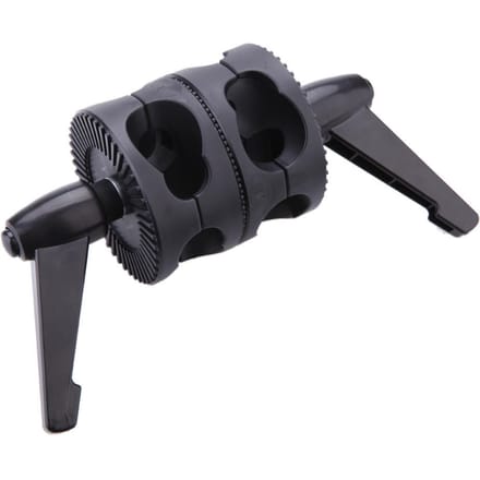 Dubbele draaibare handgreepkophoekklem voor fotostudio Boomarm Reflectorhouderstandaard black