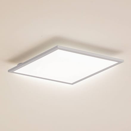 Lindby LED paneel Enhife, wit, 40 x 40 cm, metaal, 4.000 K