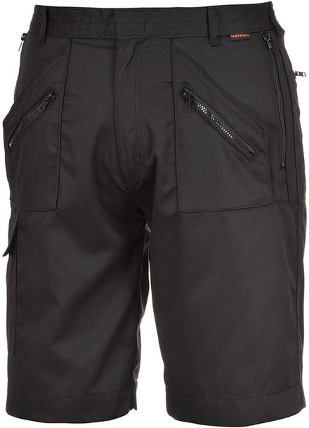 Portwest Action Korte Broek S889 - Zwart - M