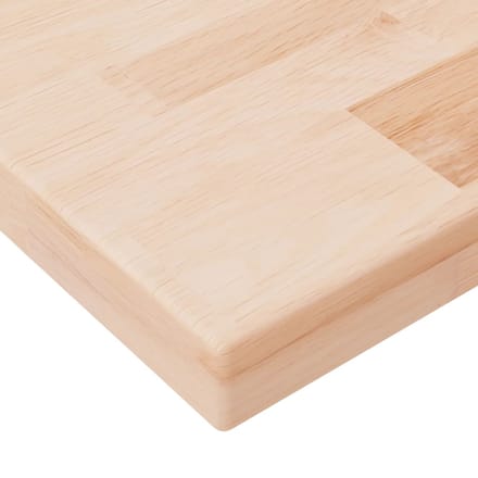 vidaXL - Plank - 60x20x2,5 - cm - onbehandeld - massief - eikenhout