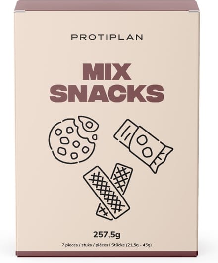 Protiplan - Mix Proteïne Zoete Snacks II - 7 stuks - Proteïne snacks - Low carb - Eiwitrepen