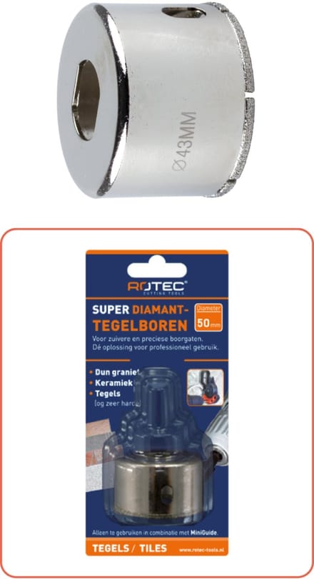 Rotec Diamant - tegelboorkroon 83,0 mm