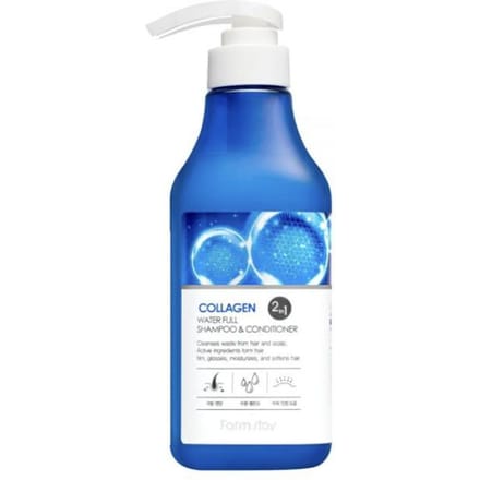 Farmstay - Collagen Water Full Shampoo & Conditioner 530ml