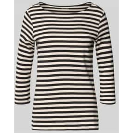 Shirt met 3/4-mouwen en ronde hals