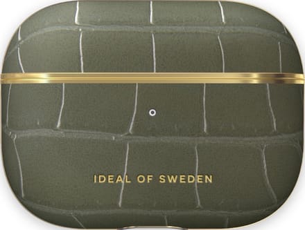 Ideal of Sweden AirPods Case PU Pro Khaki Croco