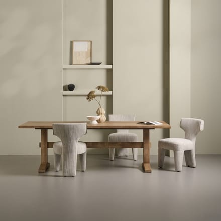Eettafel Chaves - Hout - Bruin - 240 x 76 x 100 cm (BxHxD)
