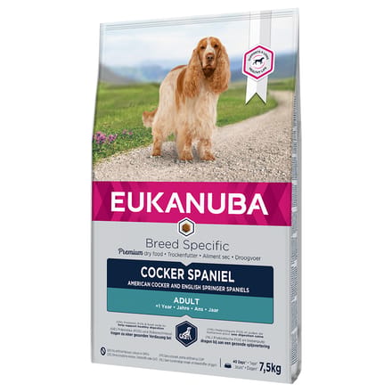 Eukanuba Cocker Spaniël - Breed Specific - Kip - Hondenvoer - 7.5 kg