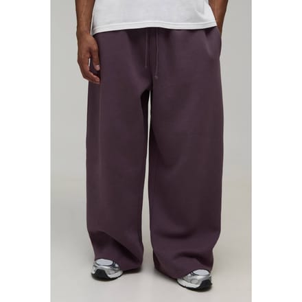 Essentiële Extreme Wijde Pijpen Joggingbroek | Mauve | Size Medium