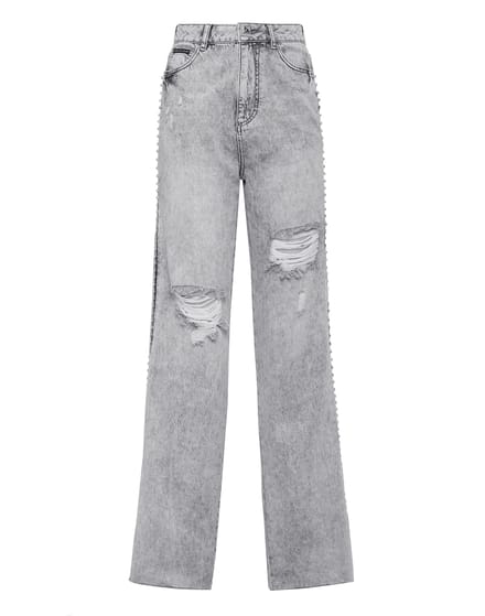 Jeans Met Wijde Pijpen