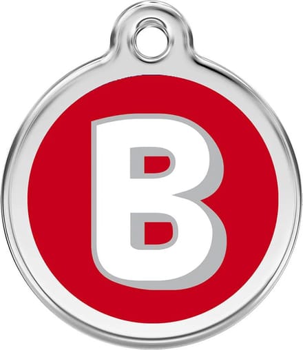 Red Dingo Hondenpenning 20 mm letter B