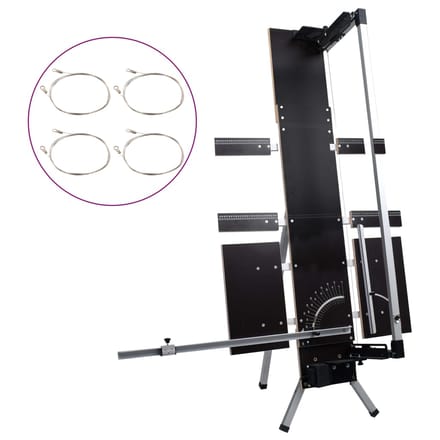 vidaXL - Schuimsnijder - met - aluminium - poten - 200 - W