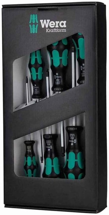 Ball Head Allen Sleutel Set - Hoogwaardig Staal - Ergonomische Handgreep - Black Point Coating - Kraftform Plus - Kartonnen Doos