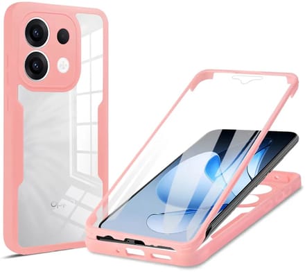 Hoesje geschikt voor Oppo Reno13 - Techsuit ColorVerse 360 Case met Screenprotector - Roze