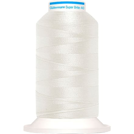 Gütermann Super Brite machine borduurgaren - 5642 Ruw Wit