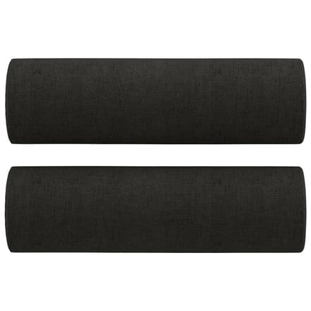 vidaXL - Sierkussens - 2 - st - 15x50 - cm - stof - zwart