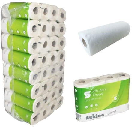 Keukenrol | Cellulose 2-laags | 8 x 4 Rollen