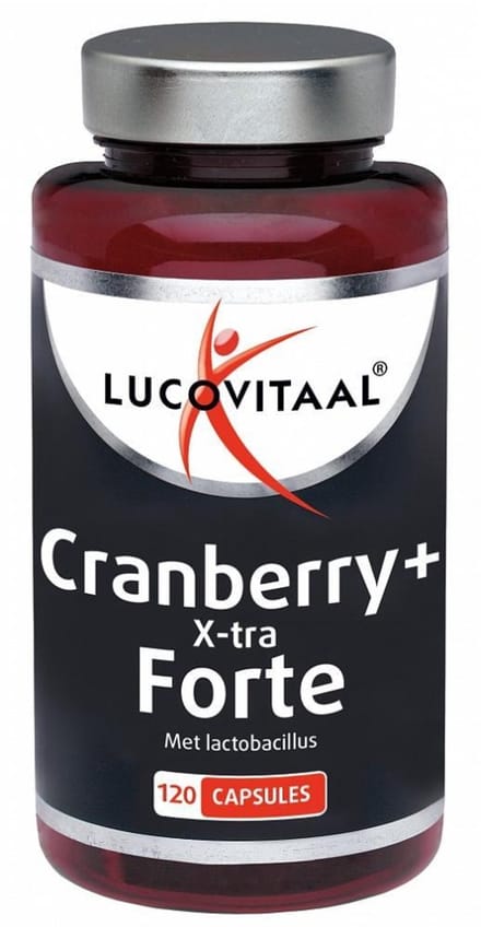 Lucovitaal Cranberry met X-tra Lactobacillus 120 capsules