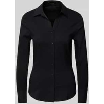Overhemdblouse met labelstitching
