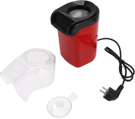 Mini Popcorn Machine, Home Party Hot Air Popcorn Maker Kernel Corn Maker Popcorn Poppers