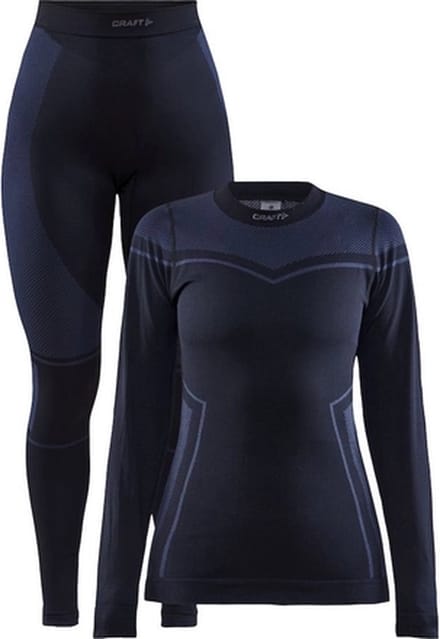 Baselayerset Craft Women Core Dry Fuseknit Set Black-L