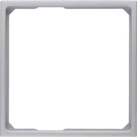 Hager Berker Adapterring Voor Middenstuk 50x50mm Aluminium Mat - 11091414 [2 stuks]