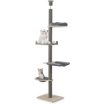 Coast Krabpaal Vloer-Plafond 5 Niveaus Verstelbare Hoogte 236-271 cm - Grijs