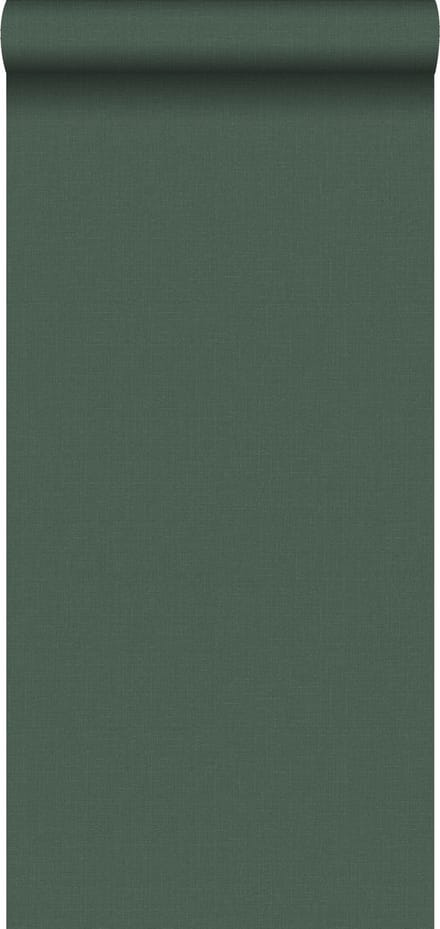 Walls4You behang effen donkergroen - 935344 - 0,53 x 10,05 m
