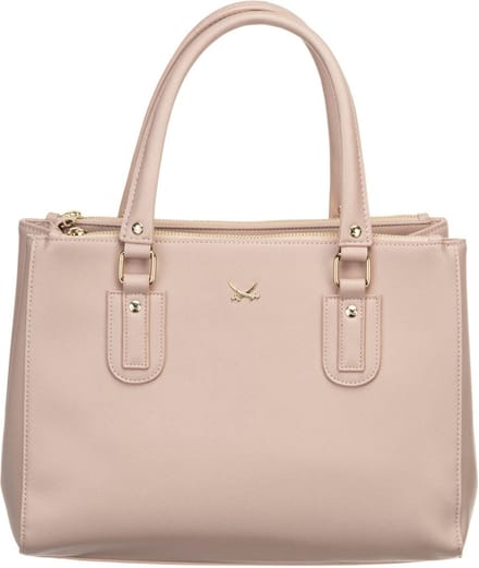 Sansibar Schoudertas Shopper Zip Bag Rose Roze
