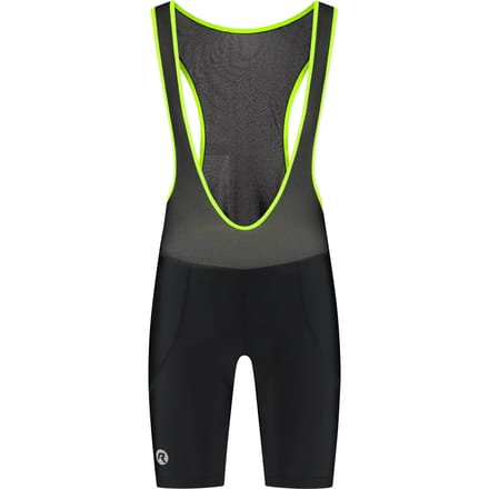 Rogelli Core Heren Korte Fietsbroek - Zeem - Bretels - Zwart/Fluor