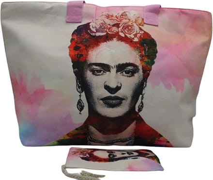 Strandtas Shopper Zwemtas Multicolor Roze