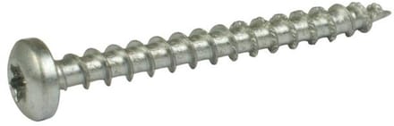 Dynaplus - Unischroef - Torx 25 Cilinderkop - 5x16mm - Verzinkt - Voldraad (200 stuks)